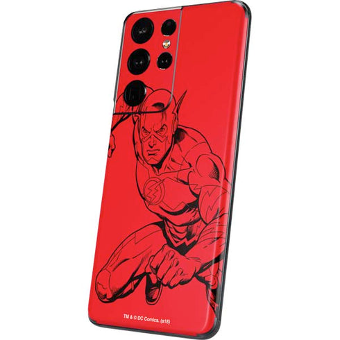 DC Comics The Flash Comic Pop Galaxy S21 Ultra 5G Skin